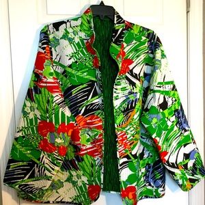 Reversible quilted jacket, plus size